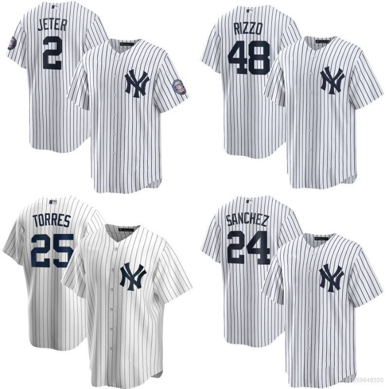 Áo Khoác Bóng Chày Thể Thao Giản Dị MLB New York Yankees Jeter Rizzo Sanchez Torres