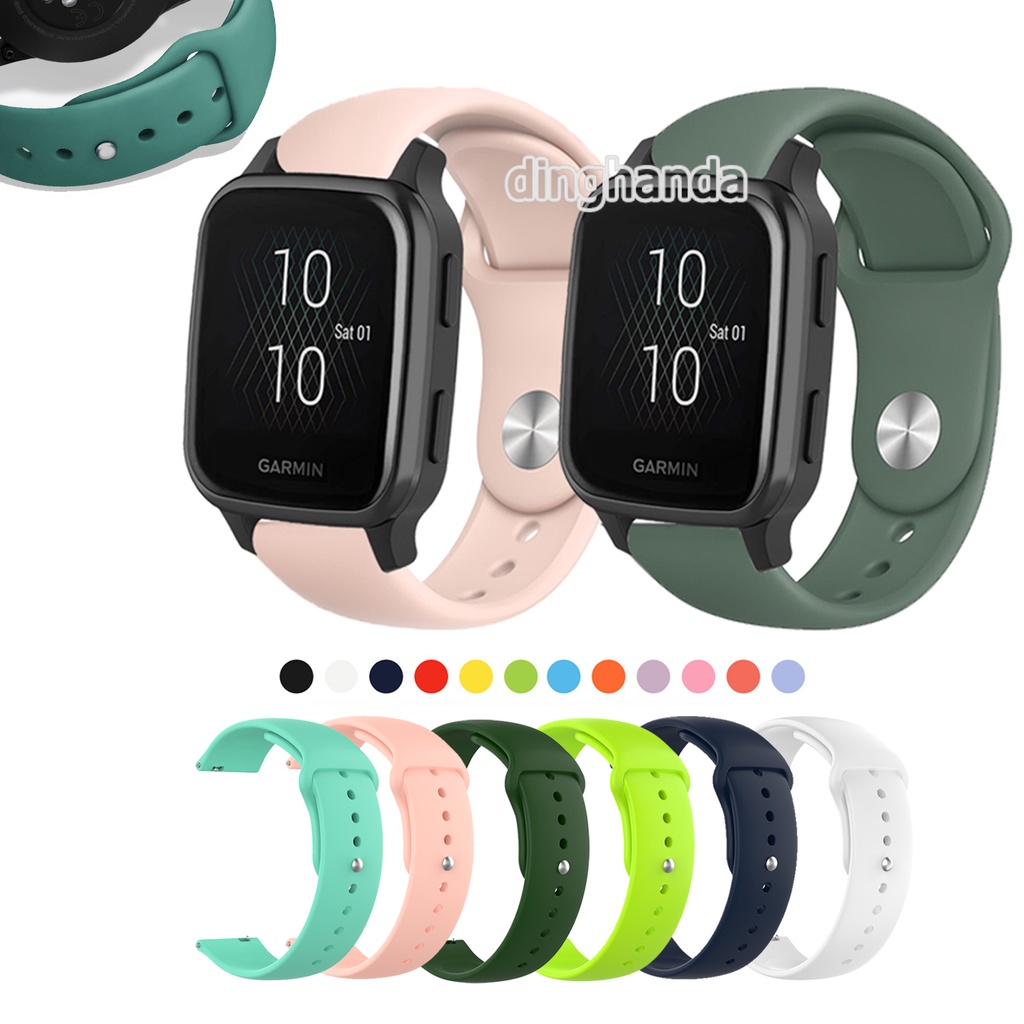 Dây đeo silicon mềm thay thế cho đồng hồ thông minh garmin venu sq