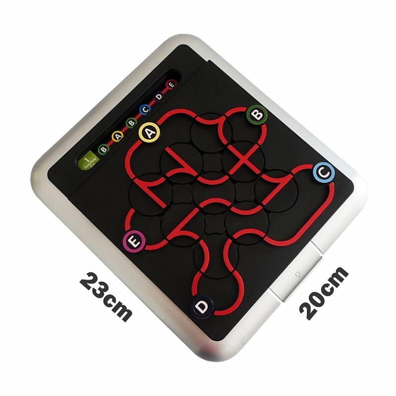 Smart Games 64 Challenges Subway Connecting Stations Bộ Đồ Chơi Board Game 64 Thẻ Cho Bé