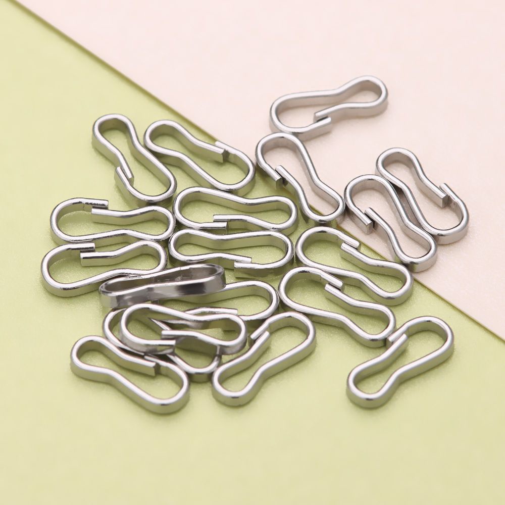 Móc Khóa Kim Loại Mini 2 Màu Kích Thước 9mm Chất Lượng Cao