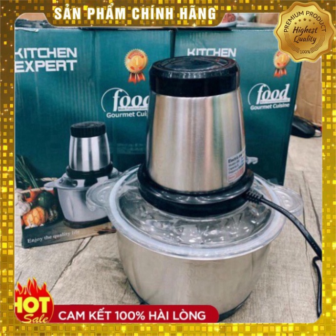 Máy xay thịt, máy xay đa năng, công suất 250W, cối inox304, 4 lưỡi dao sắc bén🌟BẢO HÀNH 1 ĐỔI 1🌟 💖 LKY Mart