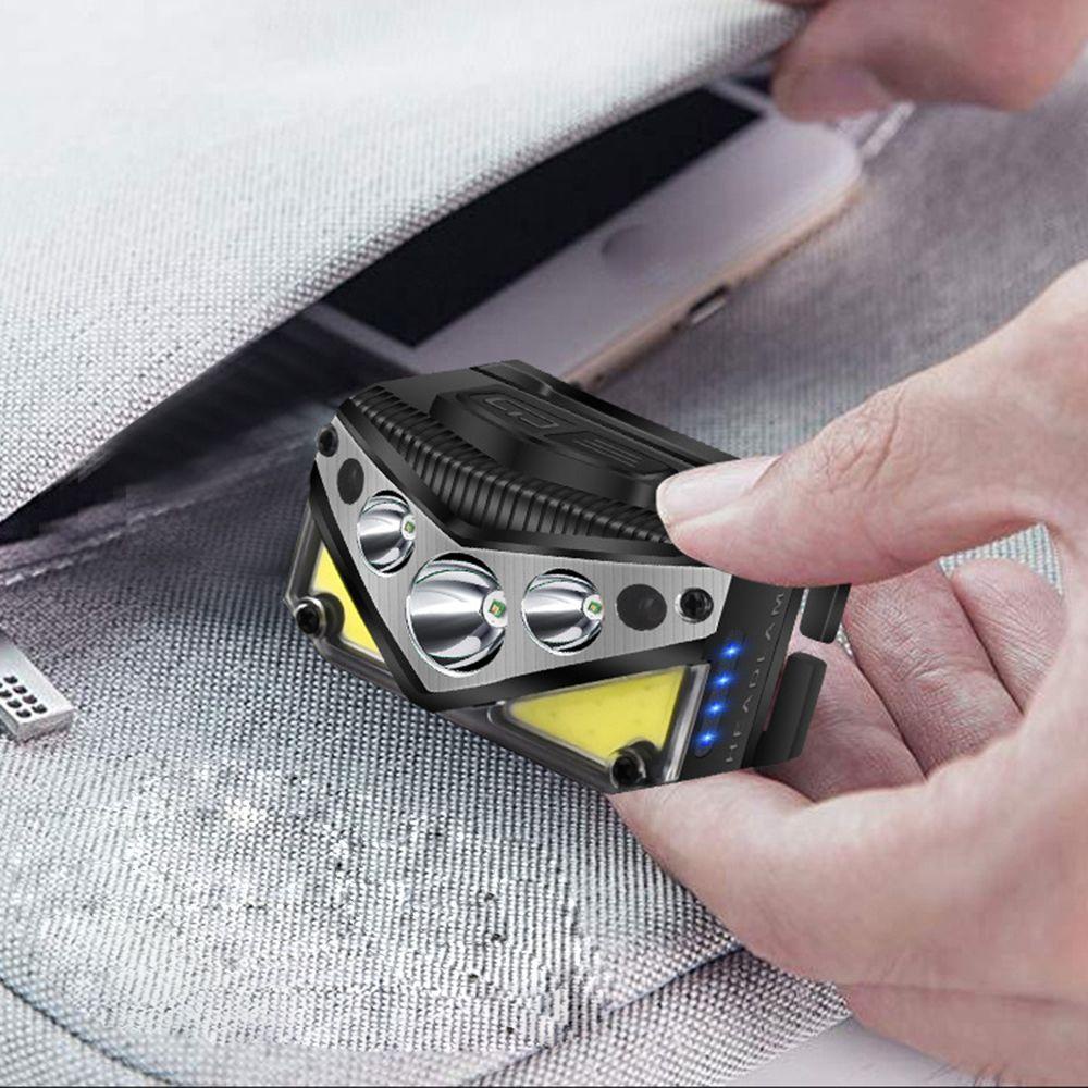 Đèn Pin Đội Đầu Có Thể Sạc Lại Dùng Đi Cắm Trại Tiện Dụng
