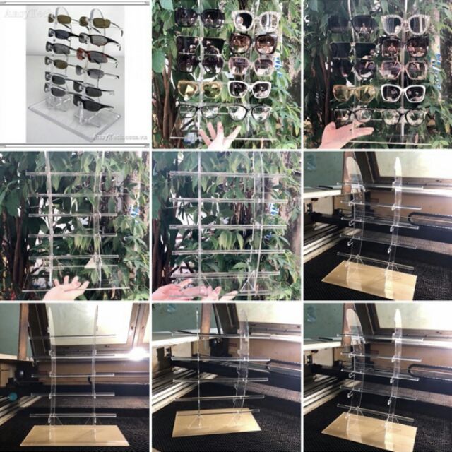 KỆ TRƯNG BÀY MẮT KÍNH SLL