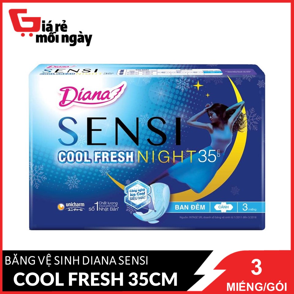 Băng vệ sinh Sensi Cool Night 35cm