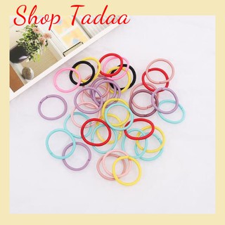Combo 10 thun buộc tóc nhiều màu sắc - tadaa shop