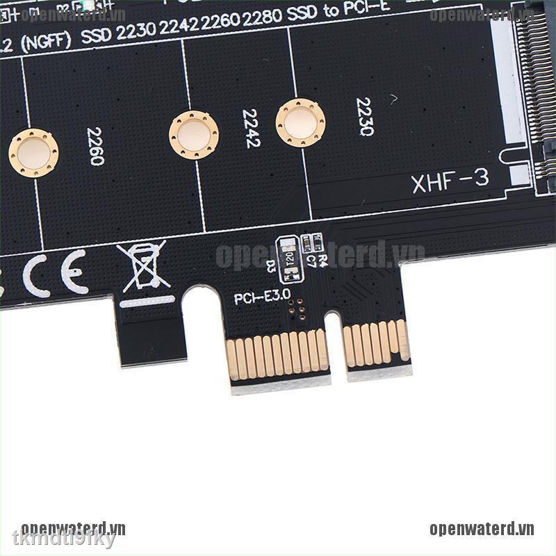 Hình Thật Card Chuyển Đổi Pcie Sang M2 Pci Express 3.0 X1 To Nvme Ssd Hỗ Trợ 2230 2260