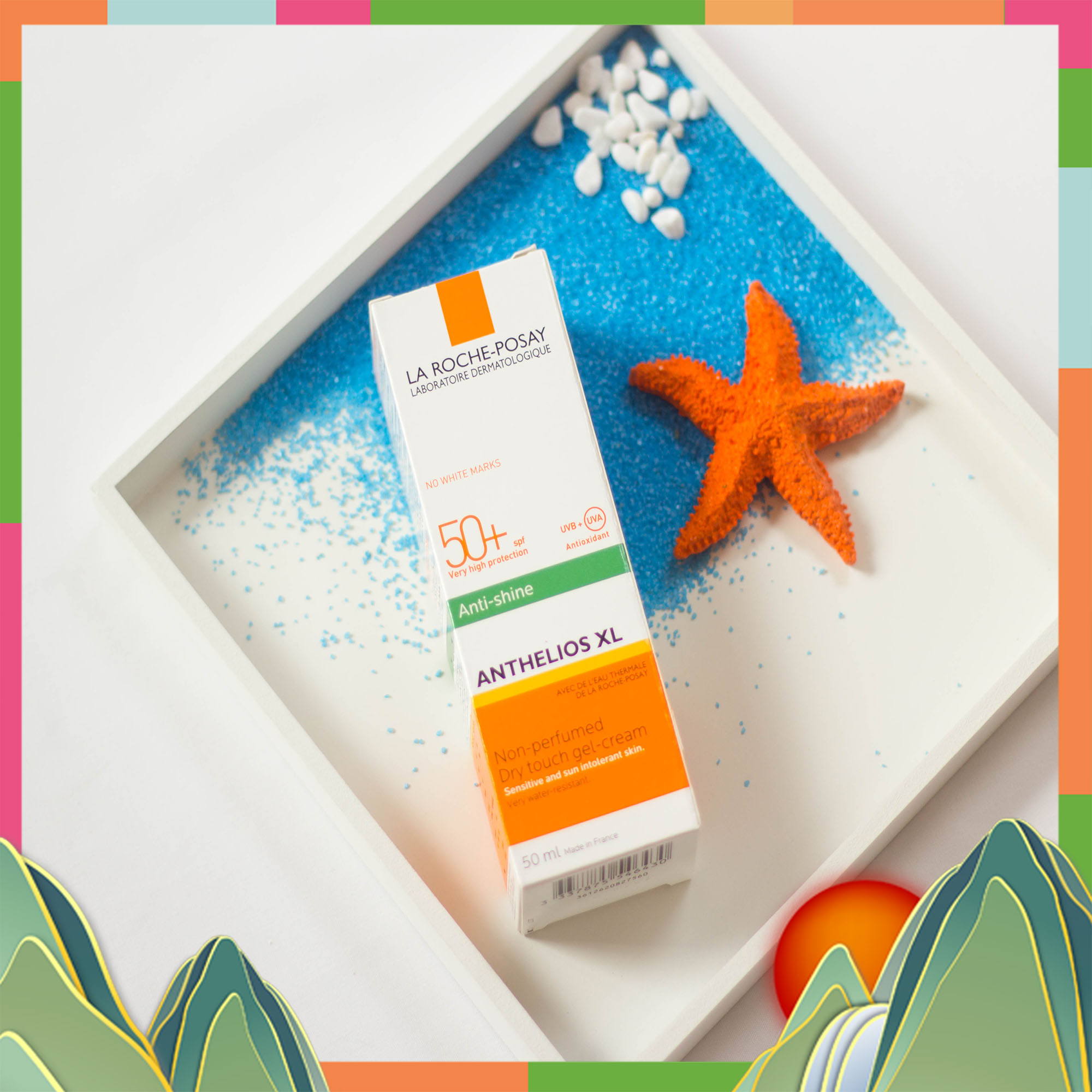 Kem Chống Nắng La Roche-Posay Anthelios Anti-shine Gel-cream Dry Touch Finish Mattifying Effect SPF 50+ 50ml | BigBuy360 - bigbuy360.vn