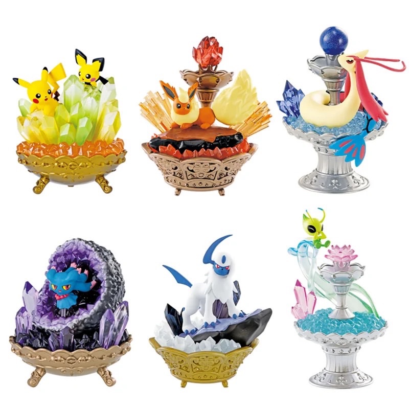 Mô hình sưu tập đá quý Pokemon đồ chơi búp bê trang trí