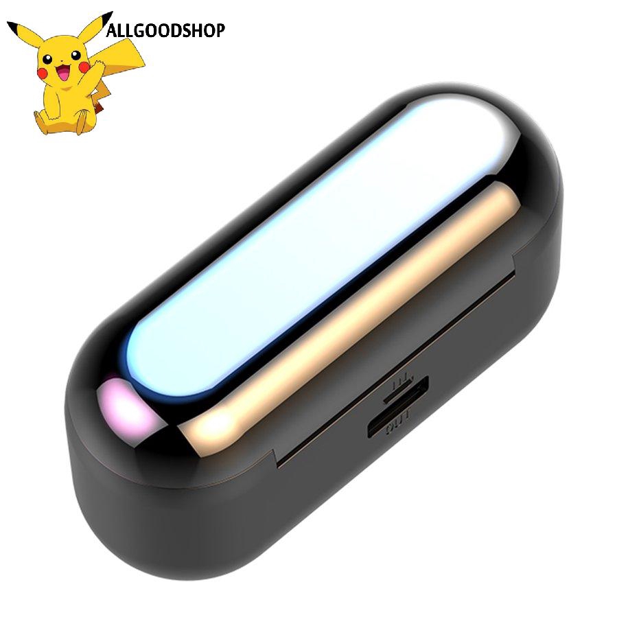 AL】Tai nghe bluetooth 5.0 Amoi F9 kiêm sạc dự phòng 2000mAh, điều khiển cảm ứng, màn led báo pin, chống nước