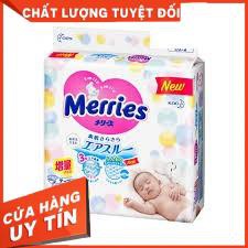 [Hà Nội]Bỉm Merries Dán/Quần Nội Địa Nhật Cộng Miếng - TC (Date Mới) NB96/S88/M68/L58/M58+6