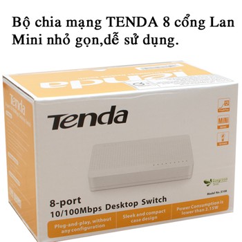 Bộ chia mạng Tenda S108 - 8 Port