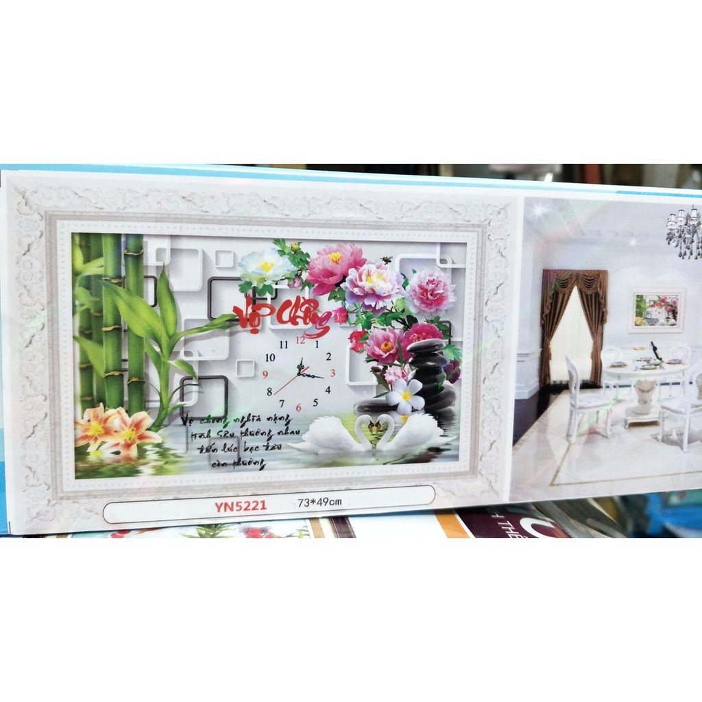 Tranh Đá VỢ CHỒNG YN5221 (73x49cm)