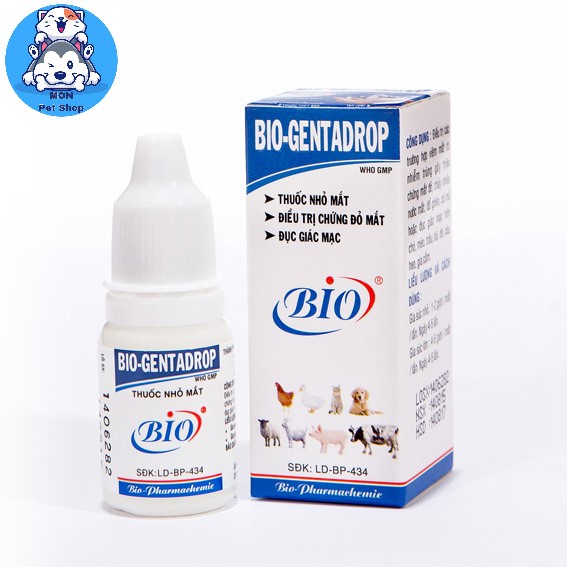 Thuốc nhỏ mắt cho chó mèo Bio