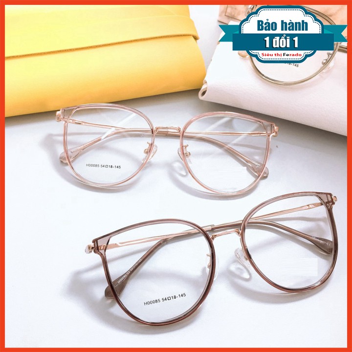 [Gía siêu rẻ] Gọng kính hình khối 00085 nhận cắt cận viễn loạn