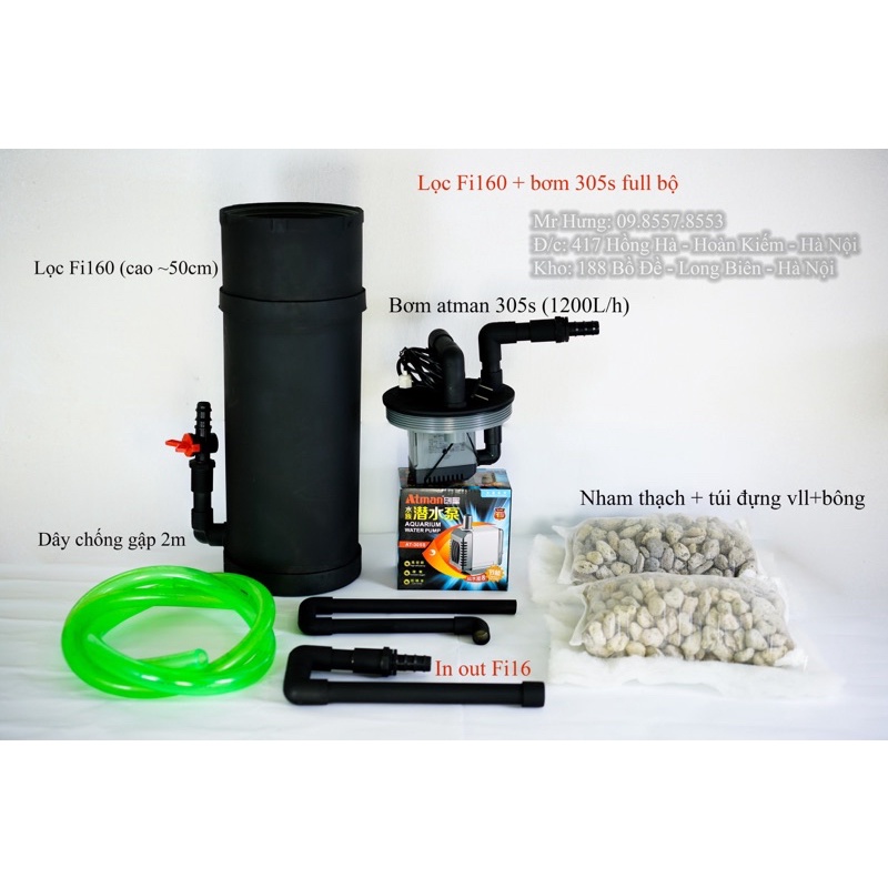 Lọc phụ ren xoáy fi160