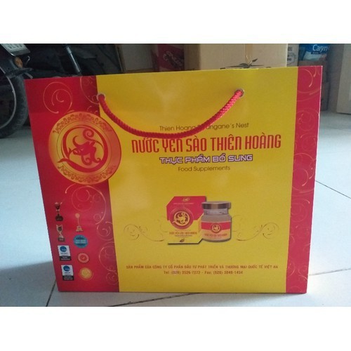 Hộp 6 lọ yến Thiên Hoàng 12%