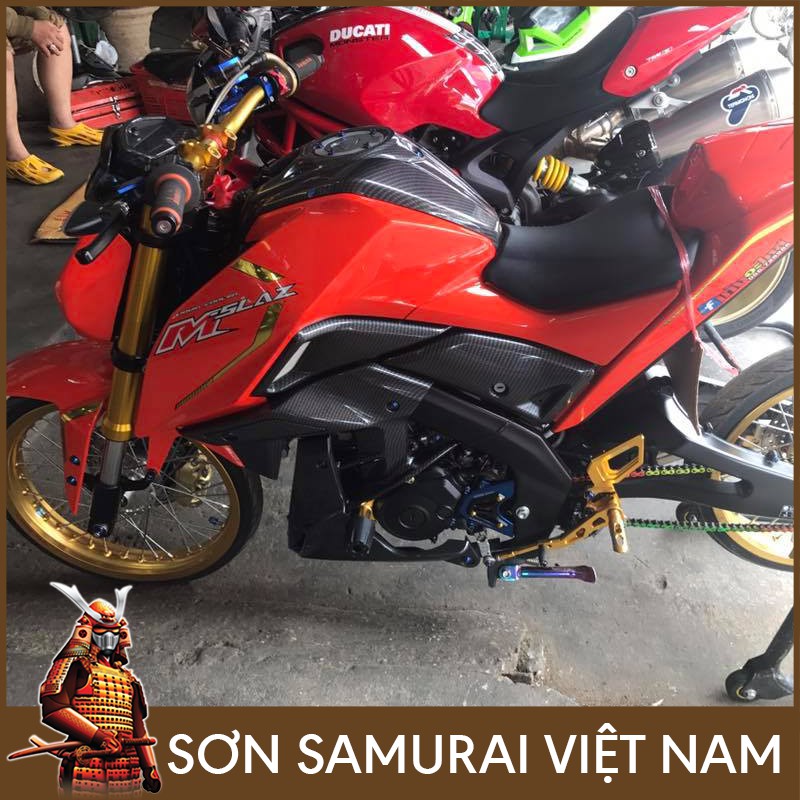 Sơn Samurai Việt Nam - Combo Son Xit Samurai Màu Cam 115