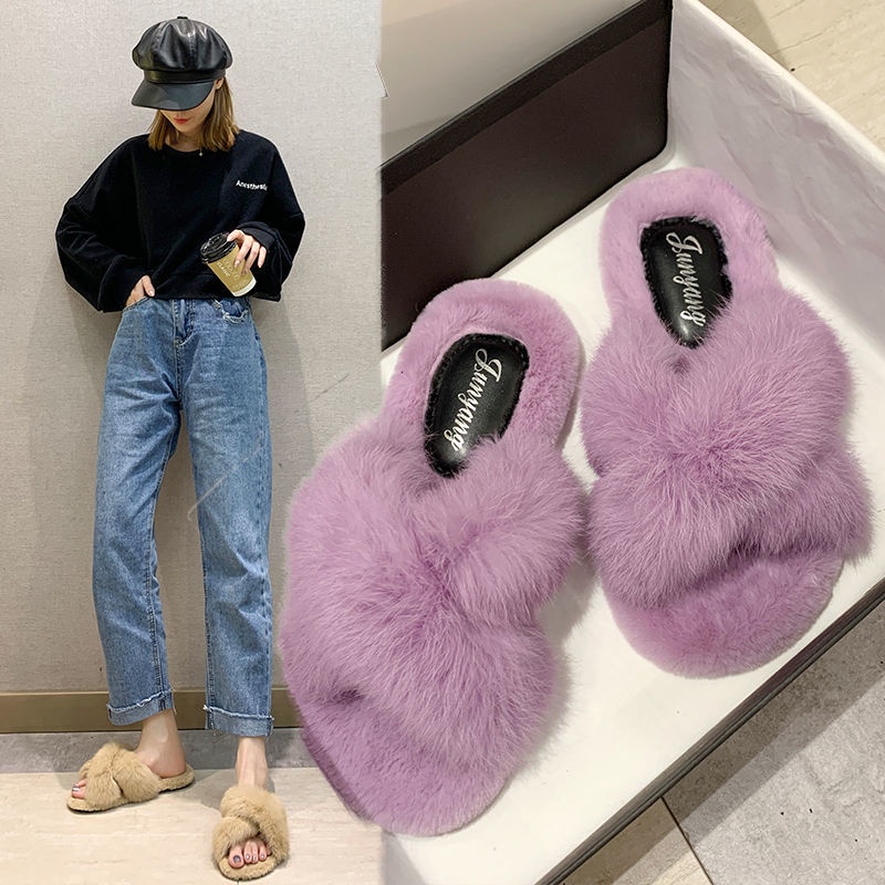 Dép Bông Đi Trong Nhà Thiết Kế Mới Thời Trang Dành Cho Mùa Thu Đông