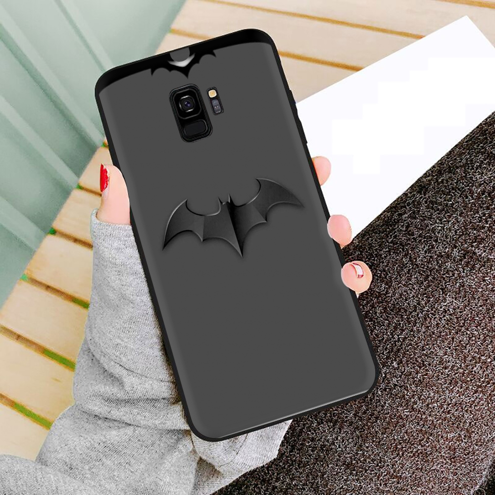 Ốp Điện Thoại Tpu Mềm Chống Rơi In Logo Batman Cho Samsung S7 S8 S9 S7 Edge S8 Plus