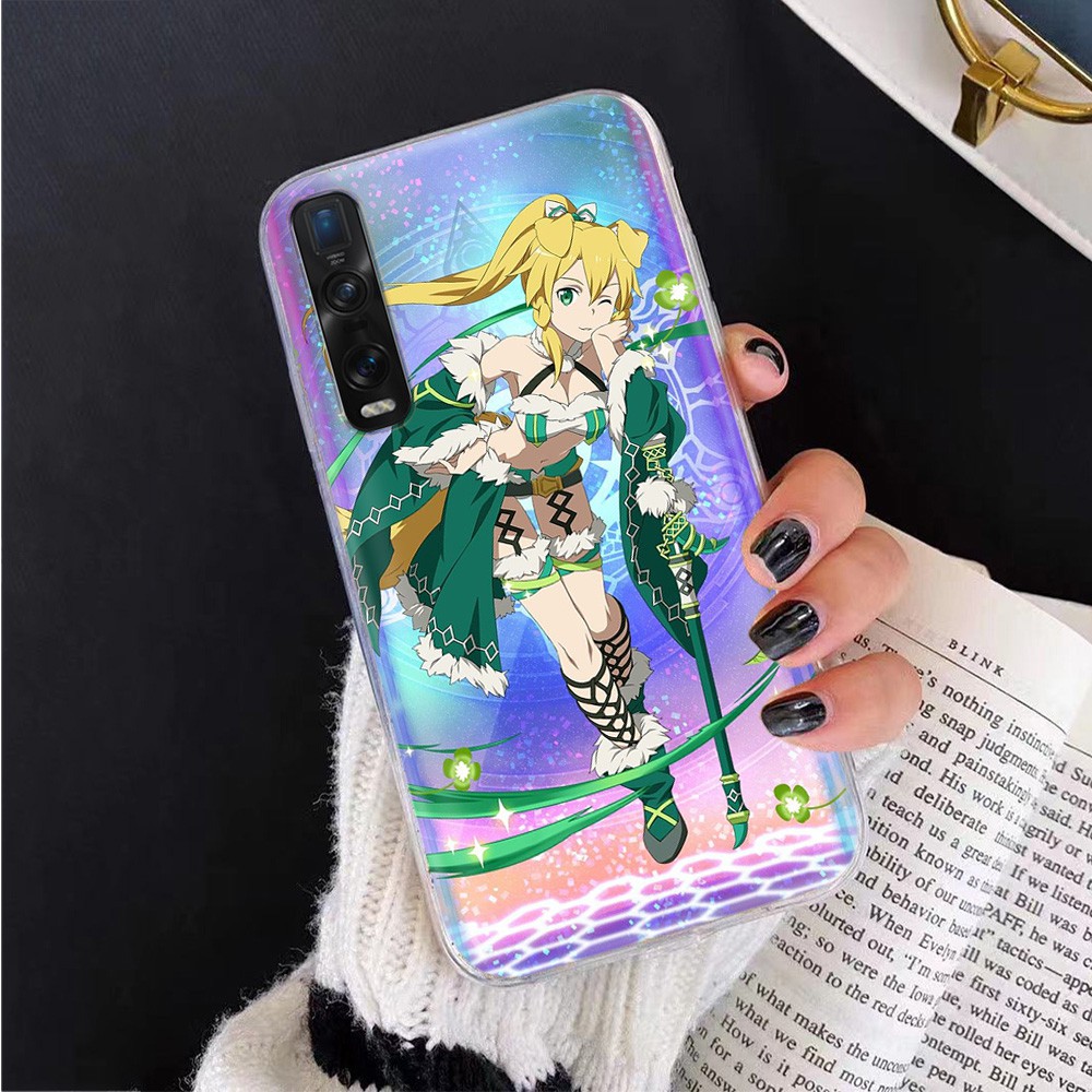 Ốp Lưng Trong Suốt In Hình Sword Art Online Cho Oppo Reno 2 2z Z 2f 3 4 Pro Ace 10x Zoom A7 Ax7