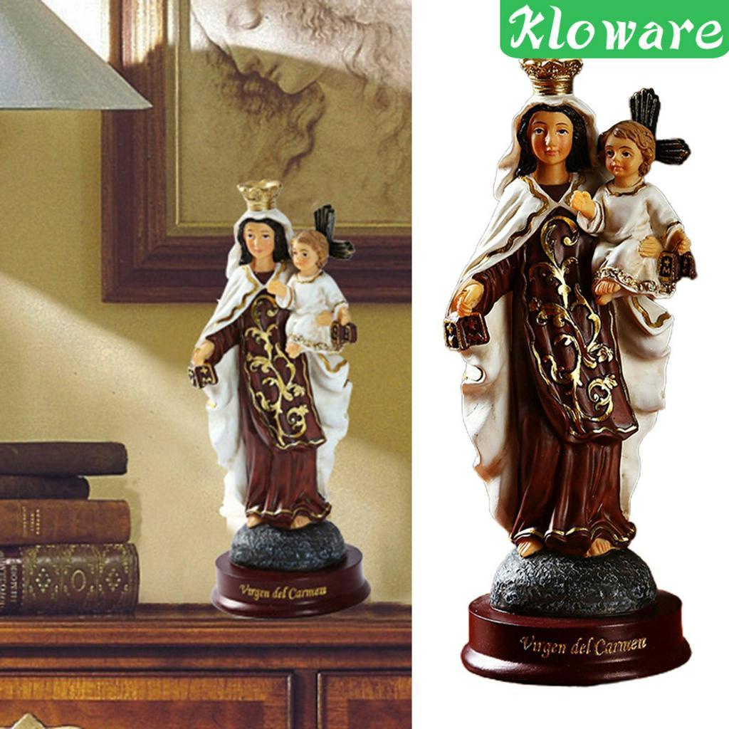Mô Hình Tượng Công Giáo Đức Mẹ Mary Madonna Bằng Nhựa Resin