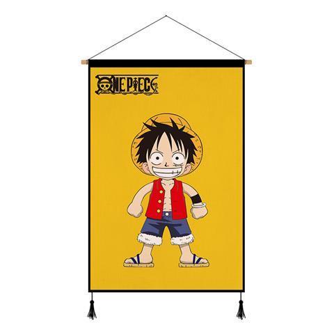 Thảm Treo Tường Trang Trí Phòng Ngủ In Hình One Piece Cá Tính