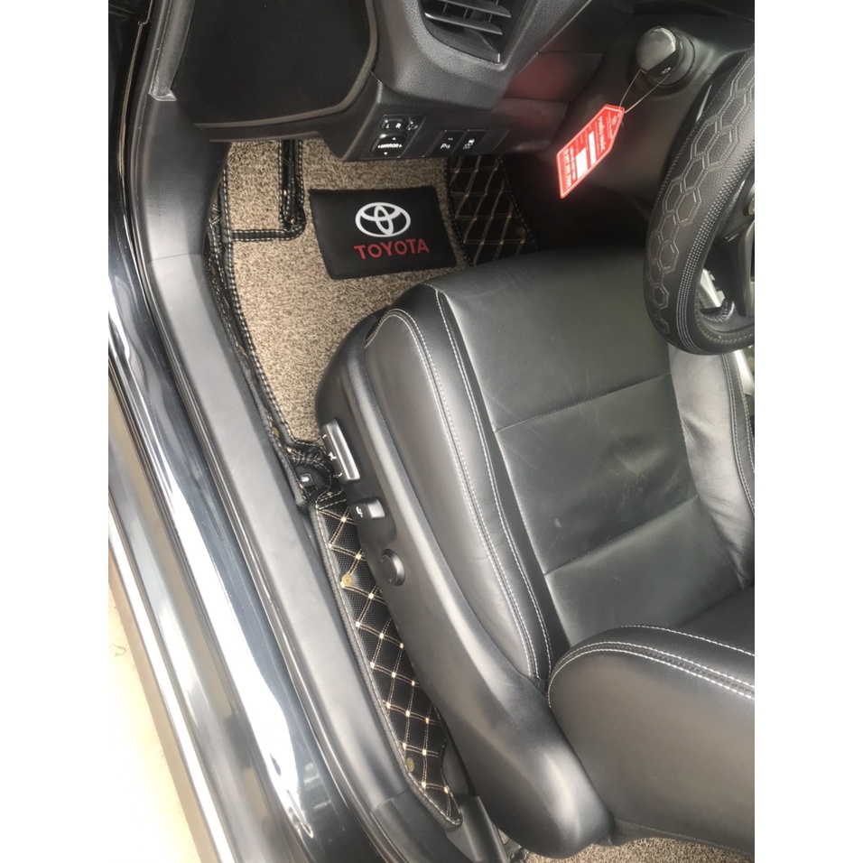 Thảm lót sàn ô tô 6D Toyota Altis  - Da PU cao cấp, Không mùi, Giảm 20% tiếng ồn