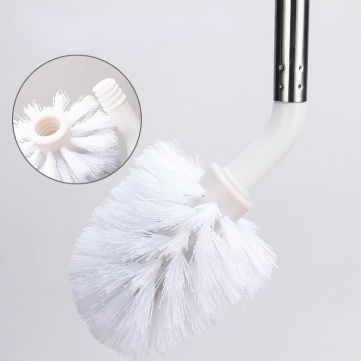 Cọ Vệ Sinh Bình Nước Cán Dài Xoay 360 Độ Màu Sắc Ngẫu Nhiên