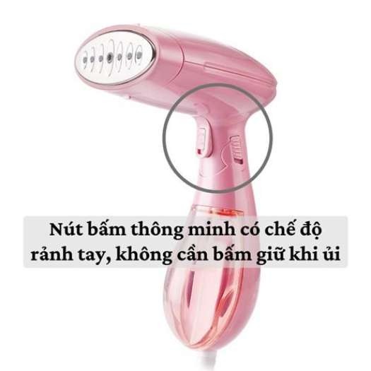 Bàn ủi hơi nước G01 mini cầm tay gấp gọn công suất 1300W an toàn tiện lợi bảo hành 24 tháng