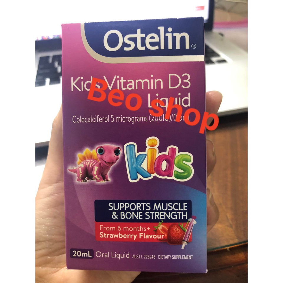 Vitamil D3 Ostelin Úc cho bé 2,4ml (0-12 tuổi) mua tại cửa hàng Úc