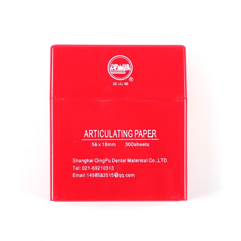 Hộp 300 Tờ Giấy Cách Ly Màu Đỏ/Xanh Dương 55*18m Chuyên Dùng Trong Nha Khoa