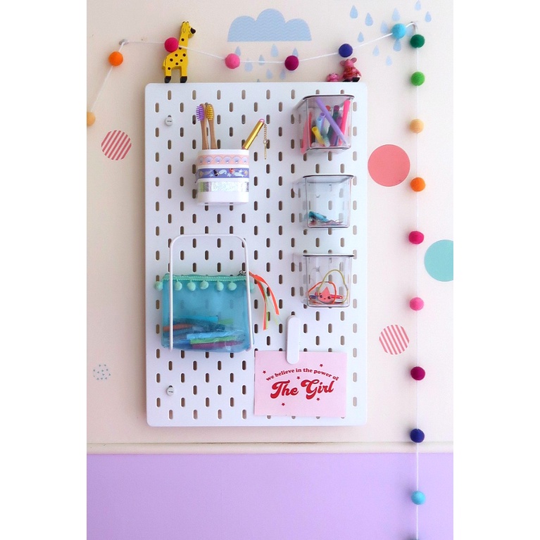 Bảng cài treo tường pegboard Skadis IKEA 36cm