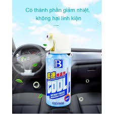 Bình xịt làm lạnh tức thời ô tô xe máy Instant Freeze Cool 180ml - 300ml - Làm lạnh nhanh, khử mùi hiệu quả GD223