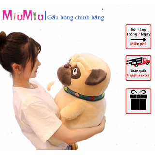 Chó Bông Mặt Xệ Pug Mềm Mịn Dễ Thương - TB32