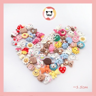Charm nail hoạt hình, charm slime, mô hình phụ kiện trang trí điện thoại giá rẻ