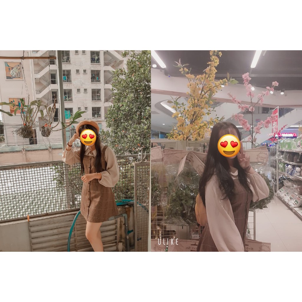 [Mã FATHANG5 giảm 10K đơn 50K] Đầm dáng suông nữ kẻ nâu SUZU28204 Redshop Official Store | BigBuy360 - bigbuy360.vn