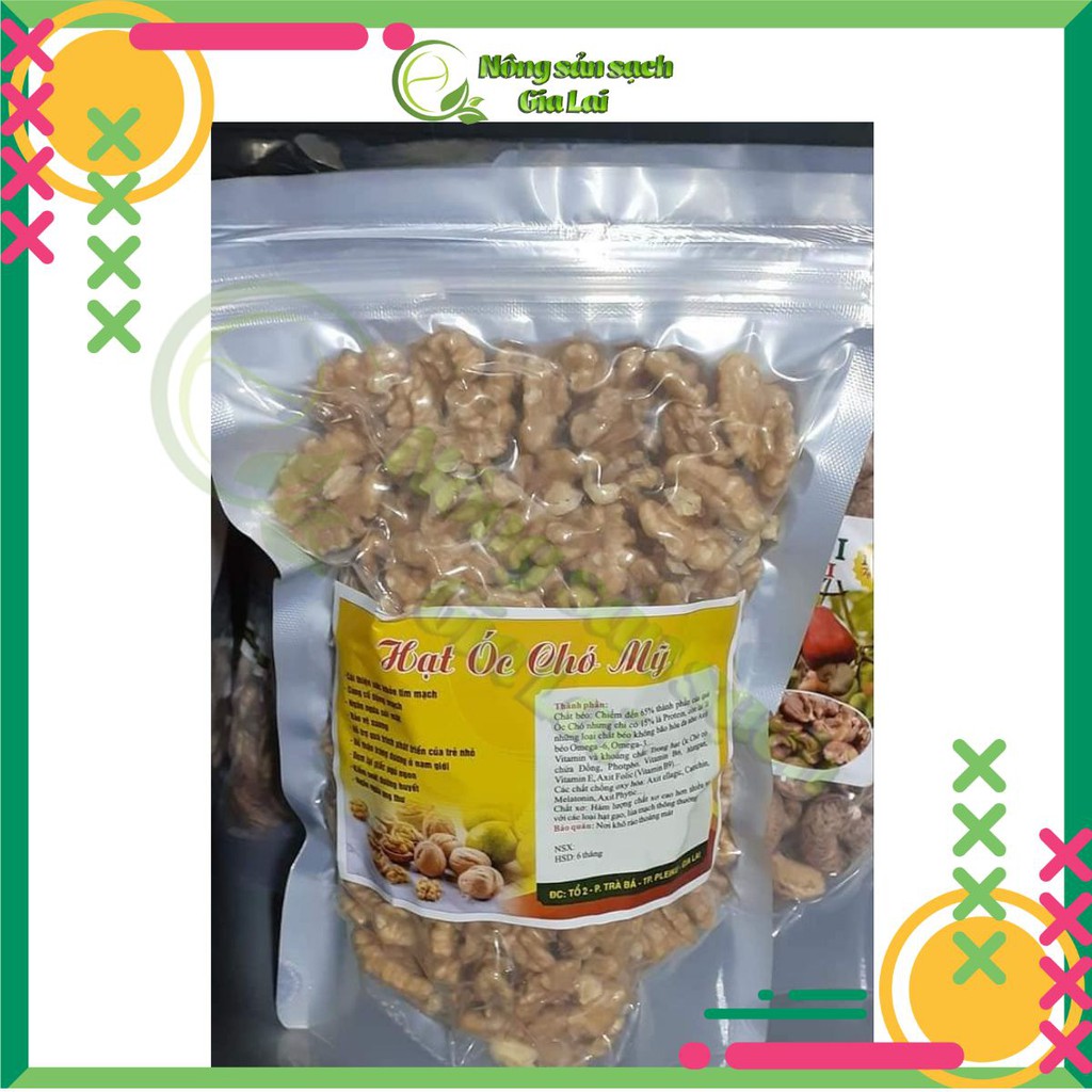 1kg nhân óc chó vàng nhập khẩu từ Mỹ, ngon, bổ dưỡng, hàng chuẩn chính hãng 100%