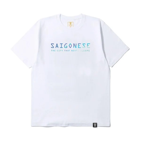 Áo thun Teeworld Saigonese - The City That Never Sleeps T-shirt Nam Nữ Trắng Đen Form Rộng Unisex | BigBuy360 - bigbuy360.vn
