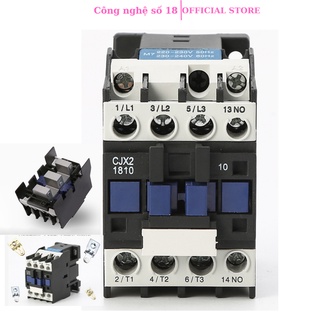 Khởi động từ 32a - contactor cjx 18a - 220v