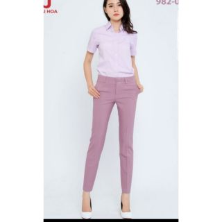 Quần tây Thái Hòa màu hồng ruốc (kiểu lưng quần giao ngẫu nhiên)