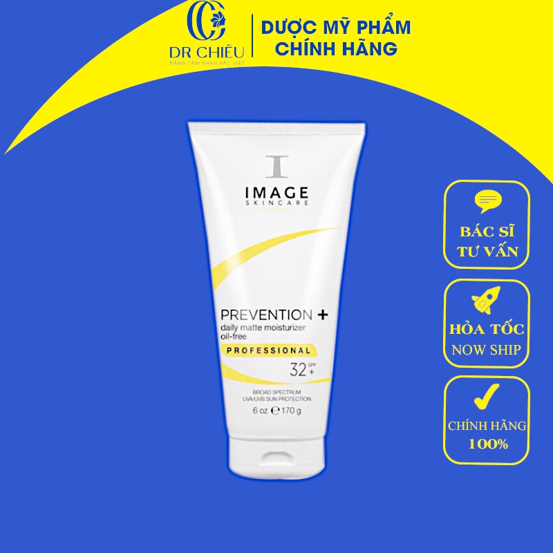 Image ⚜️CHÍNH HÃNG⚜️ Kem chống nắng dành cho da dầu Image Skincare PREVENTION+ Daily Hydrating Moisturizer +SPF32 170g