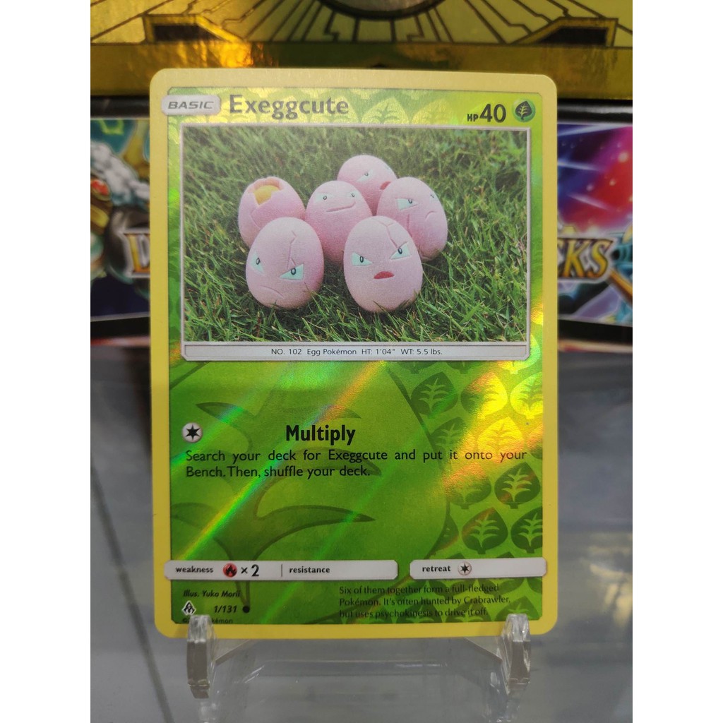 [ Dưa Hấu Yugioh ] Lá bài thẻ bài Pokemon Exeggcute