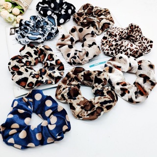 Dây cột tóc vải scrunchie , cột tóc phụ kiện đẹp, dễ thương