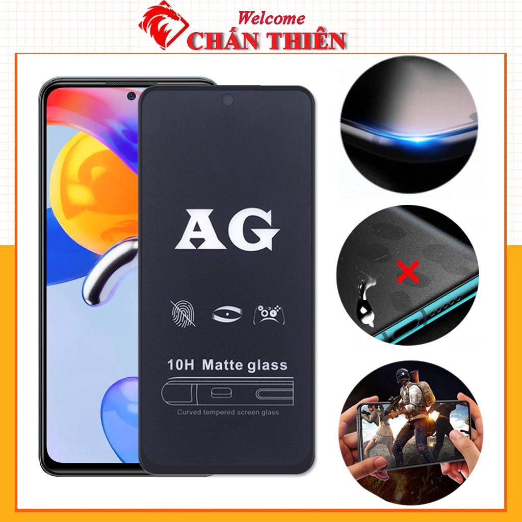 Cường lực chống vân tay redmi note 11 pro Mi 13t Pro k30 ultra k40 k50 gaming k20 xiaomi mi 10T 9T 10a 10c 9s