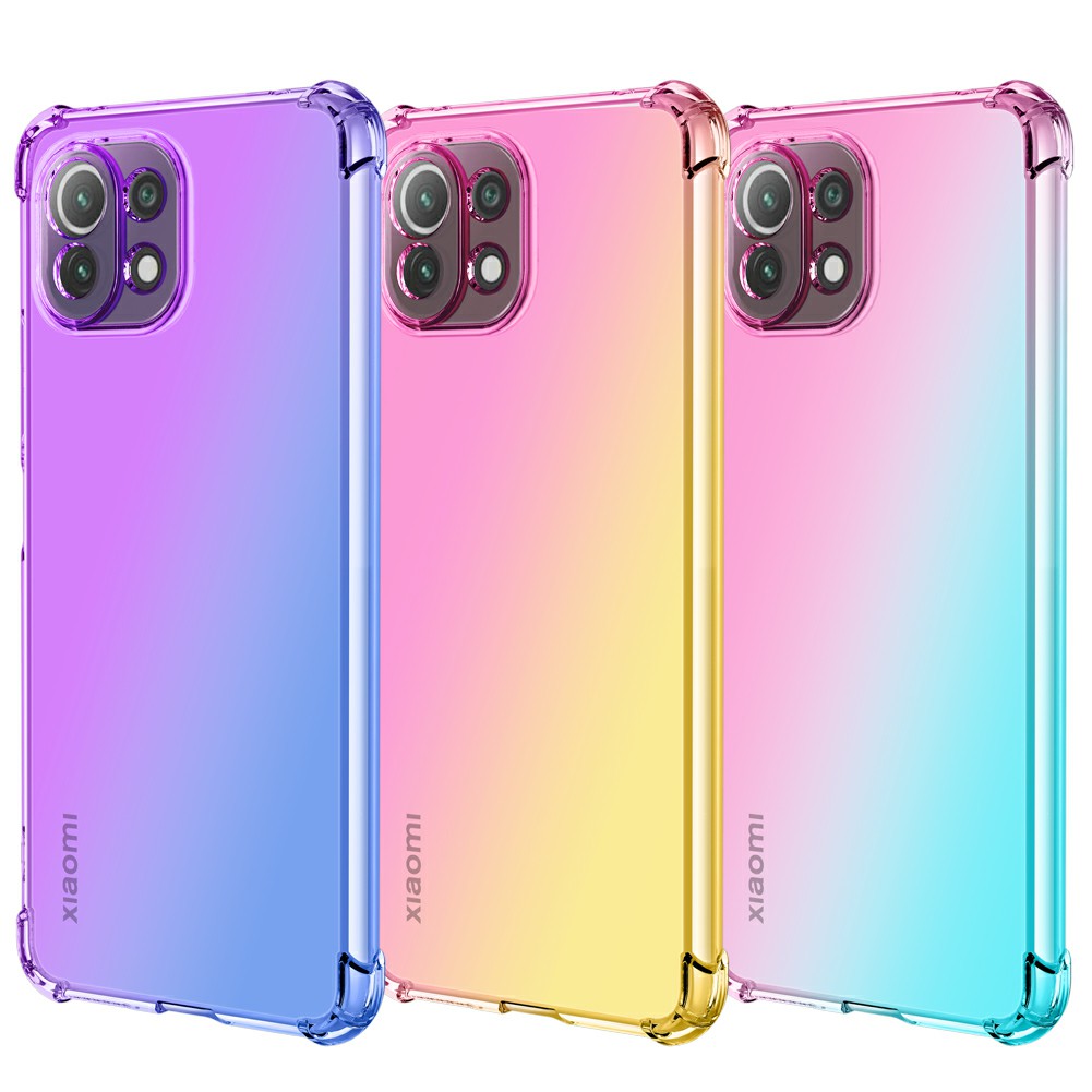 ỐP LƯNG XIAOMI MI 11 LITE / 11 LITE / MI 11T / 11T PRO 5G / 12 Lite / 13 Lite DẺO ĐA SẮC LỒI 4 GÓC CHỐNG SỐC THỜI TRANG