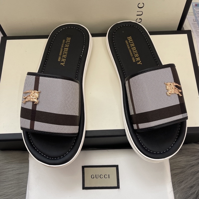 Dép da nam tán đinh nhỏ ( kèm video thật ) bắp ngang đen