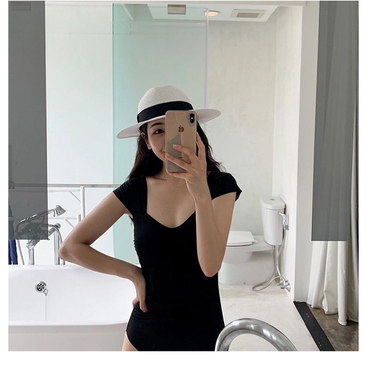 Bộ Đồ Bơi Một Mảnh Dáng Ôm Thời Trang Xuân Hè Hàn QuốcDành Cho Nữ