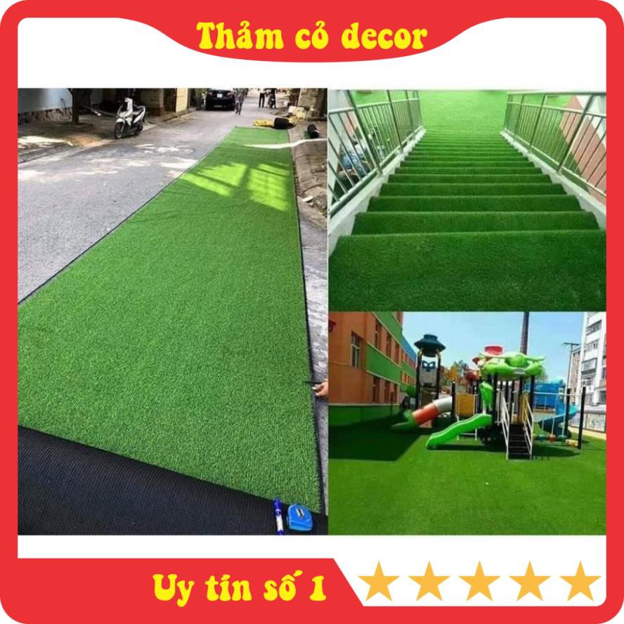 Thảm cỏ nhân tạo cao 2cm (1m2), thảm cỏ giả, chất lượng nhựa PVC cao cấp, an toàn với môi trường , hàng chuẩn