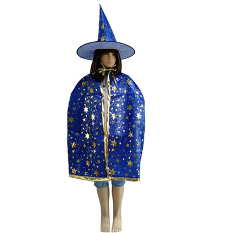 Set Áo Choàng Mũ Hóa Trang Halloween Cho Người Lớn Và Trẻ Em