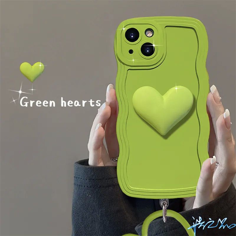 Ốp Điện Thoại Màu Xanh Lá Matcha 3D Cho Oppo Reno 7Z A5S A12 A3S A9 A5 2020 A15 A15S A31 A53 F9 F11 A52 A92 Reno 5